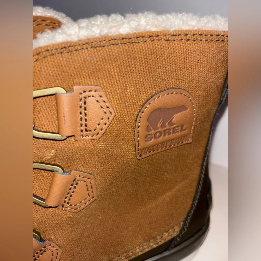 Sorel Tivoil IV Waterproof Suede Snow Lace Up‎ Boots Women 10 Cold Winter Outing